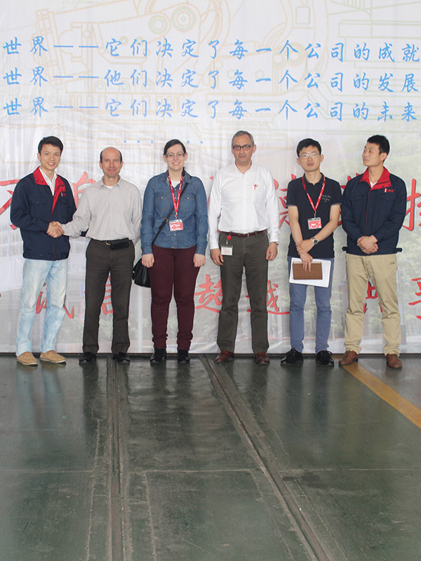 美國客戶到廠參觀